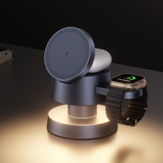 4 in 1 Magnetic Wireless Charging Night Lamp